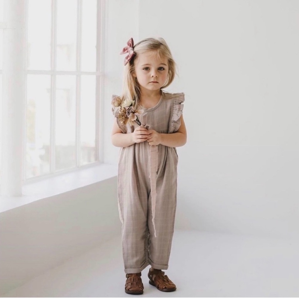 Jamie Kay | Sadie  Ruffled Shoulder Jumpsuit